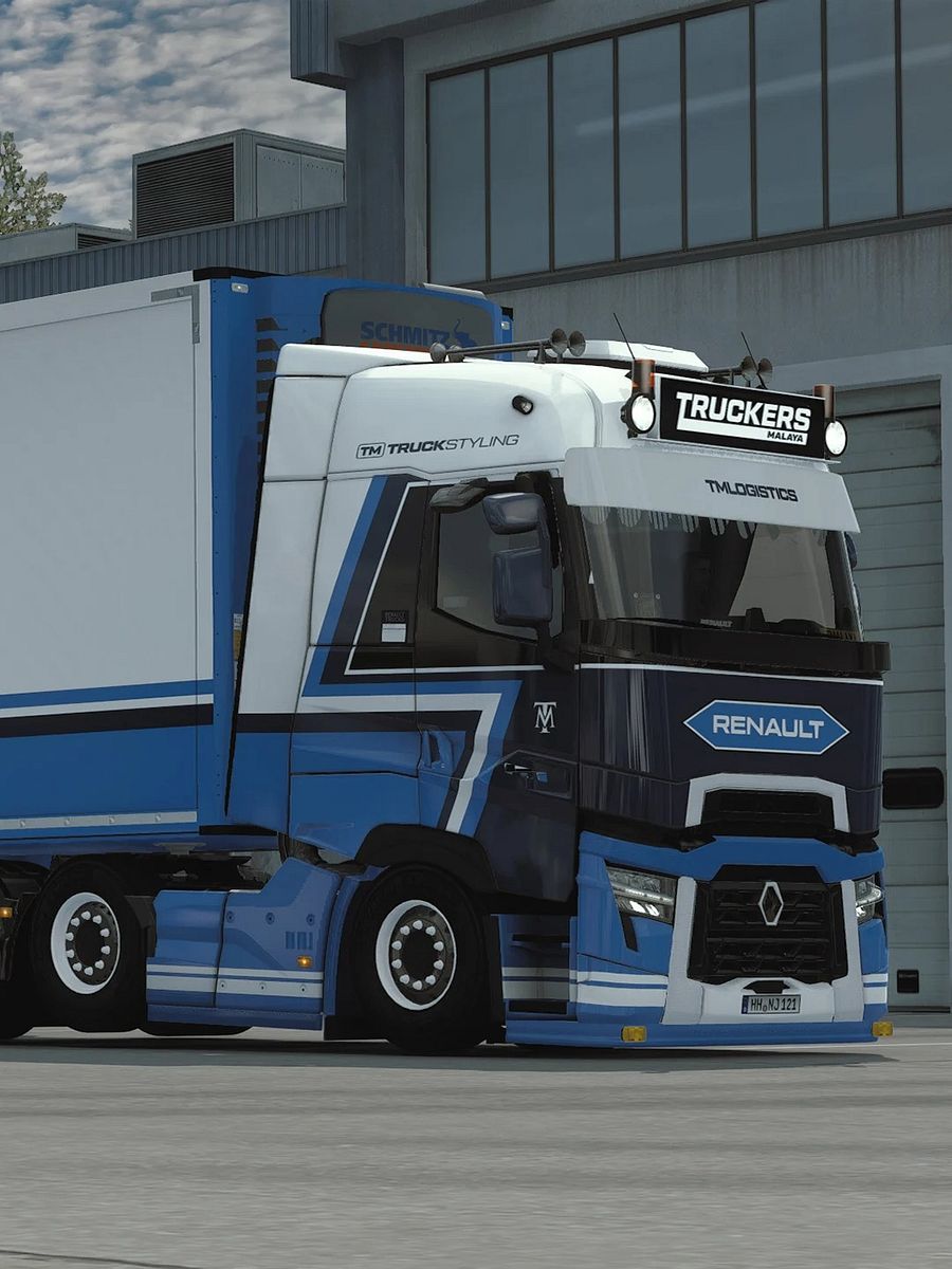 ETS2 TM Renault Magnum and T Skin + Schmitz S.KO Trailer Changeable Multicolor Skin Pack product image (5)