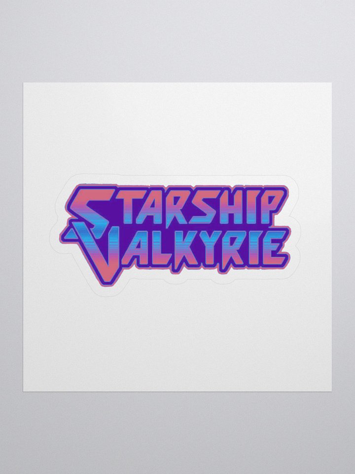 Starship Valkyrie Bi Pride SSV Logo Sticker product image (1)