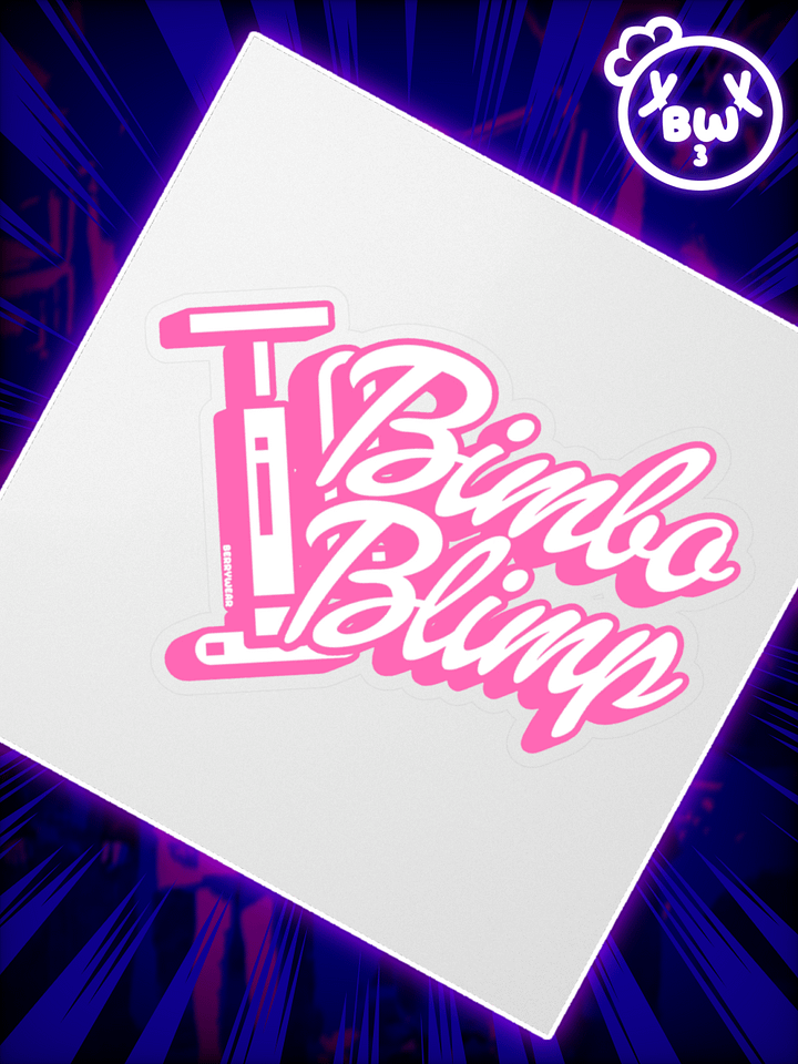 Bimbo Blimp - Die Cut Sticker product image (1)