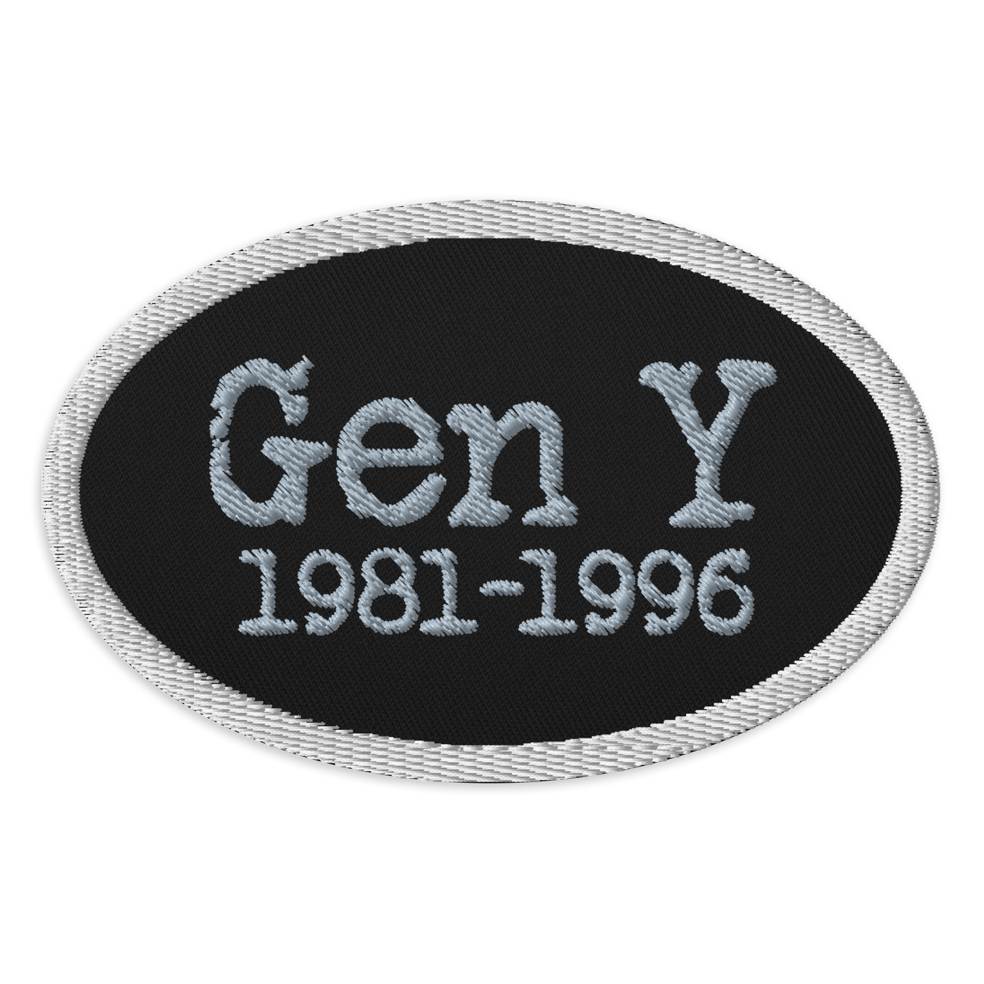 Gen Y 1981-1996 Embroidered Patch product image (1)