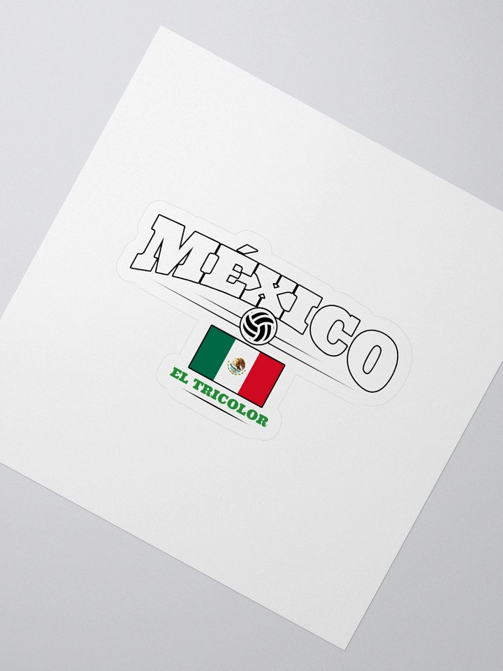 MÉXICO Soccer Ball Kiss Cut Stickers product image (2)