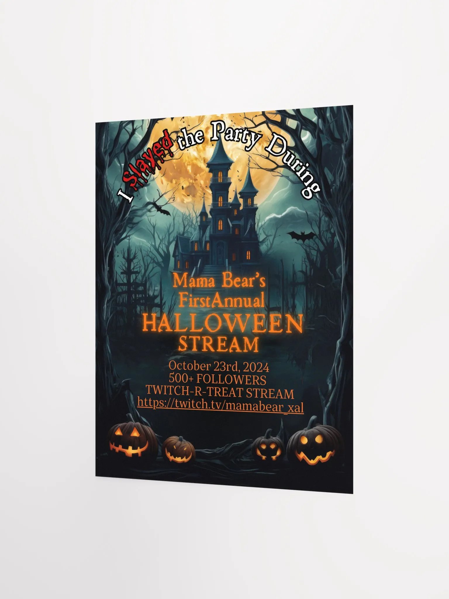 Mama Bear's 1st Annual Halloween Poster product image (7)