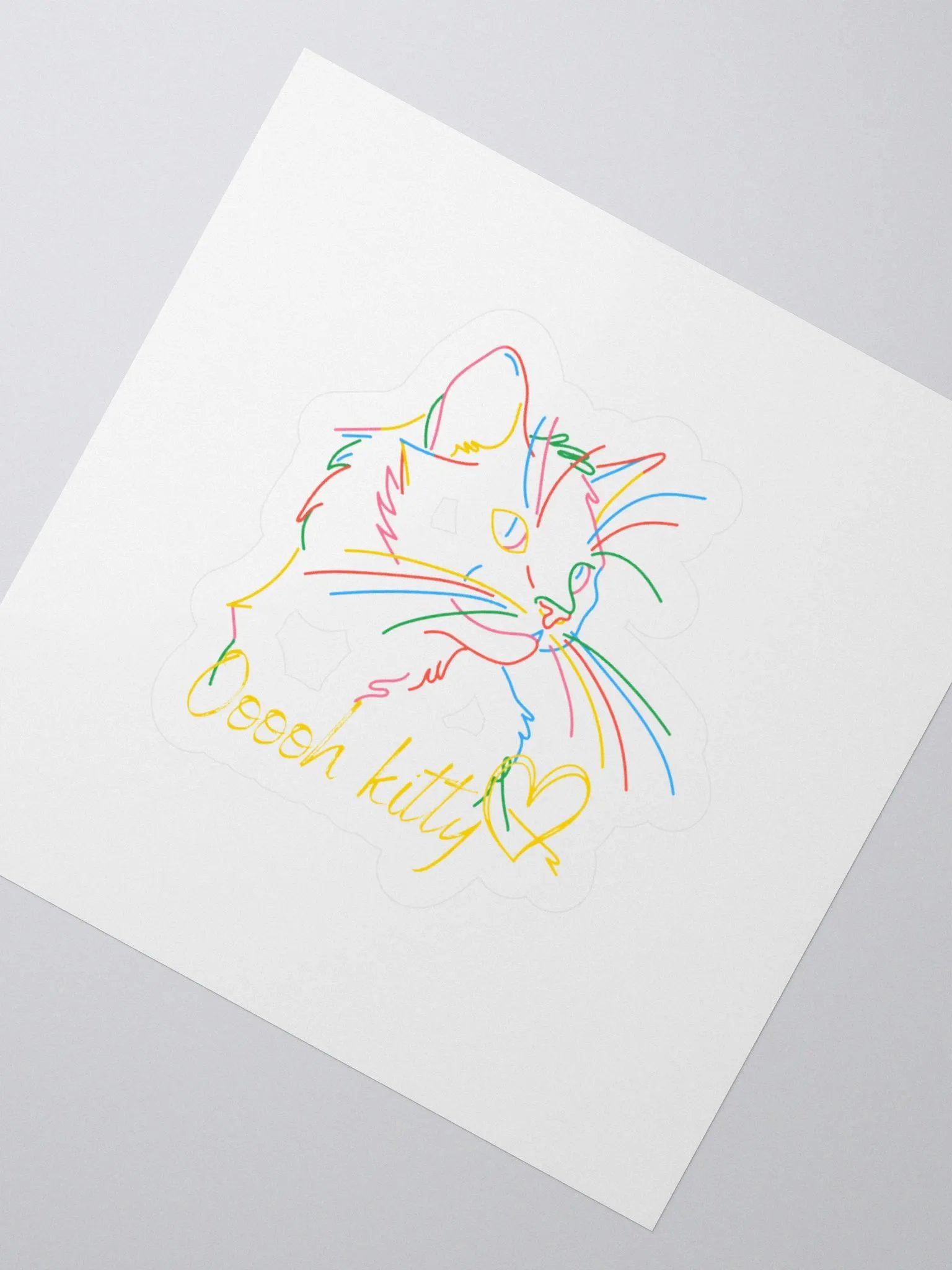 Ooooh Kitty Sticker product image (2)