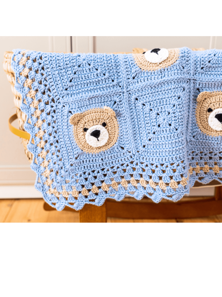 Crochet Pattern: Teddy Bear Blanket product image (5)