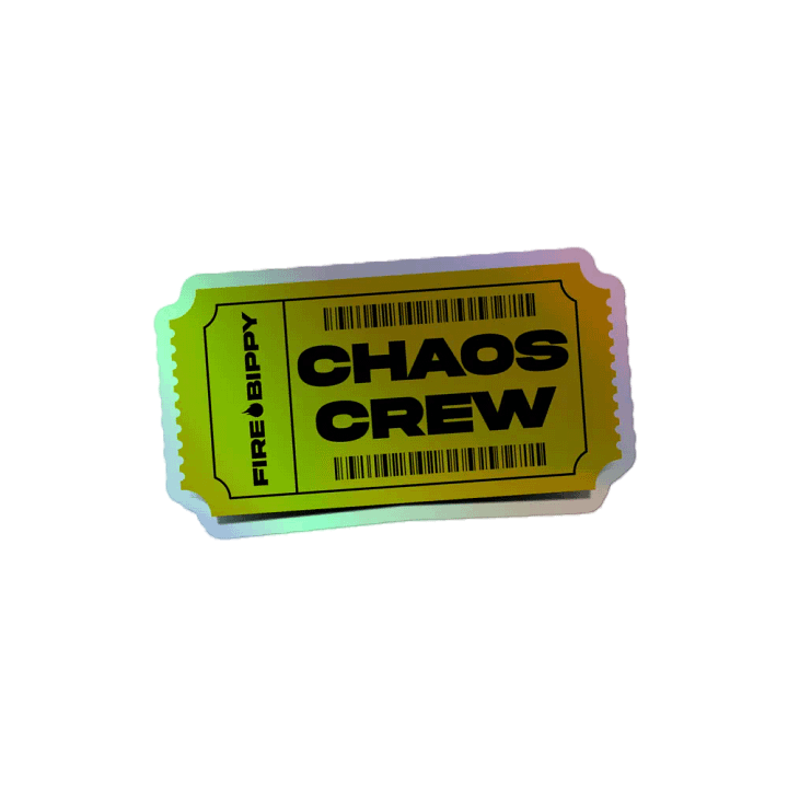 Chaos Crew Ticket Sticker product image (2)