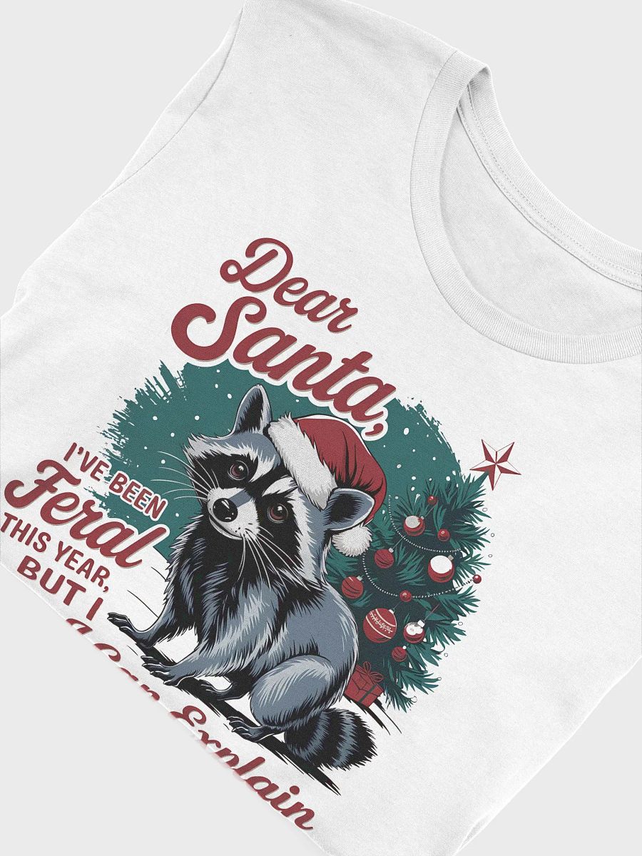 Dear Santa I Have Been Feral Funny Christmas Shirt product image (106)