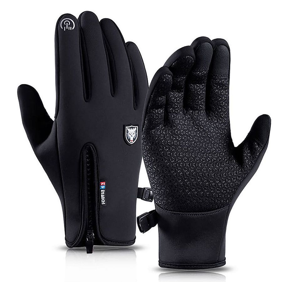 Sunnyheart Uni Winter Windproof Waterproof Touch Screen Zip Warm Cycling Skiing Gloves product image (2)