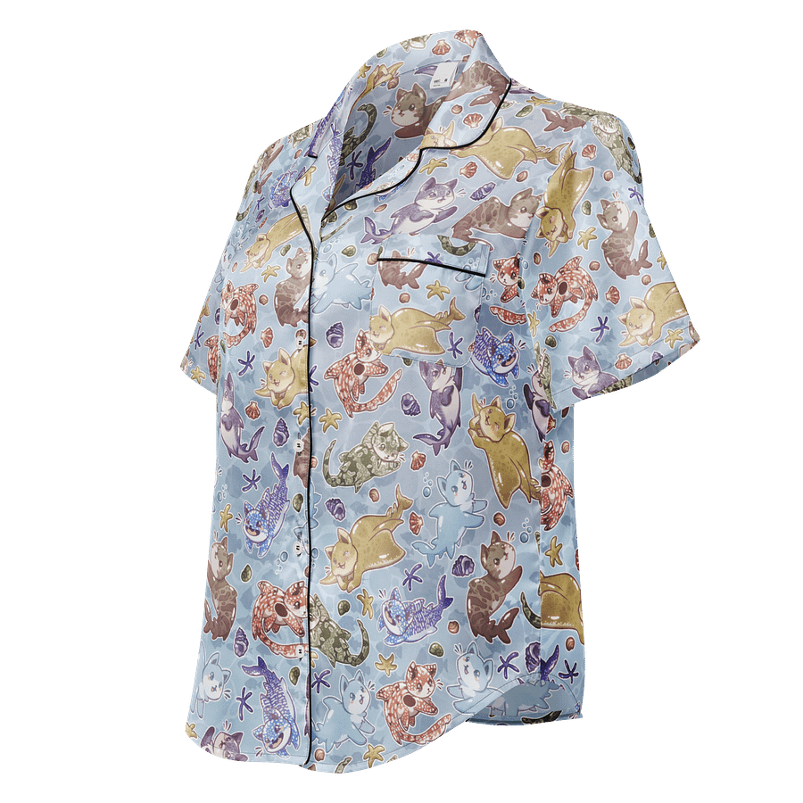 CATSHARK - short sleeve pajama top product image (1)