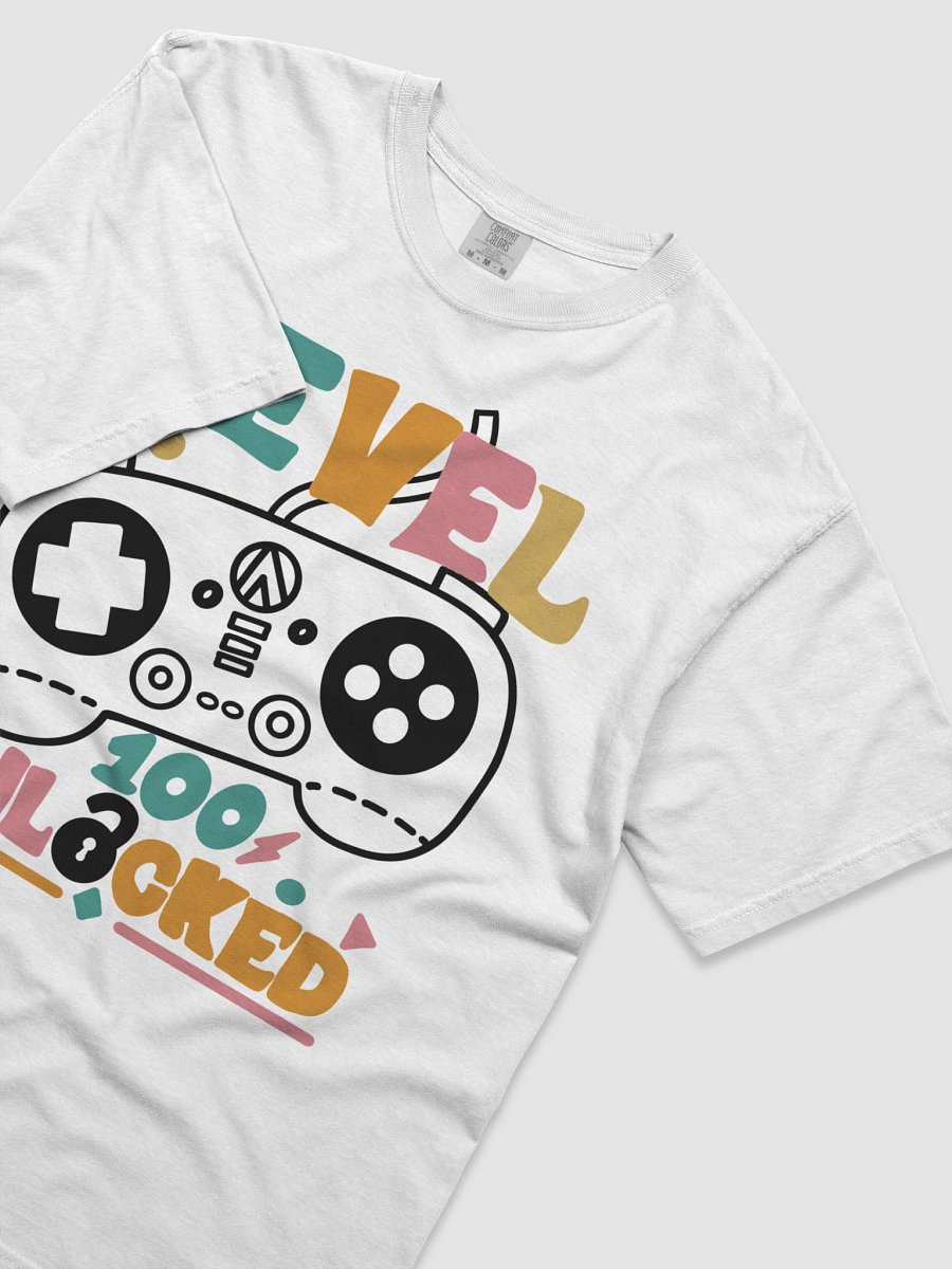 Level 100 Unlocked Gamer T-Shirt product image (4)