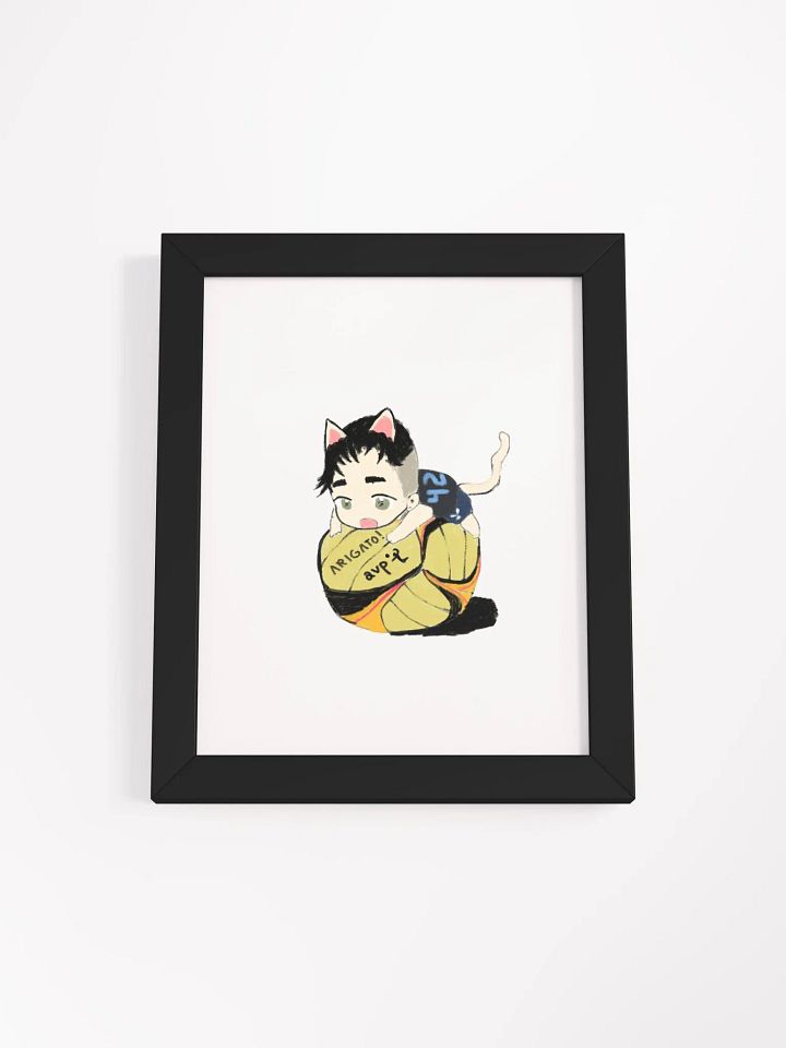 Arigato Neko Volleyball Poster product image (9)