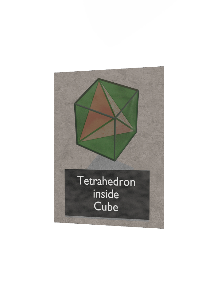 Tetrahedron inside Cube product image (2)