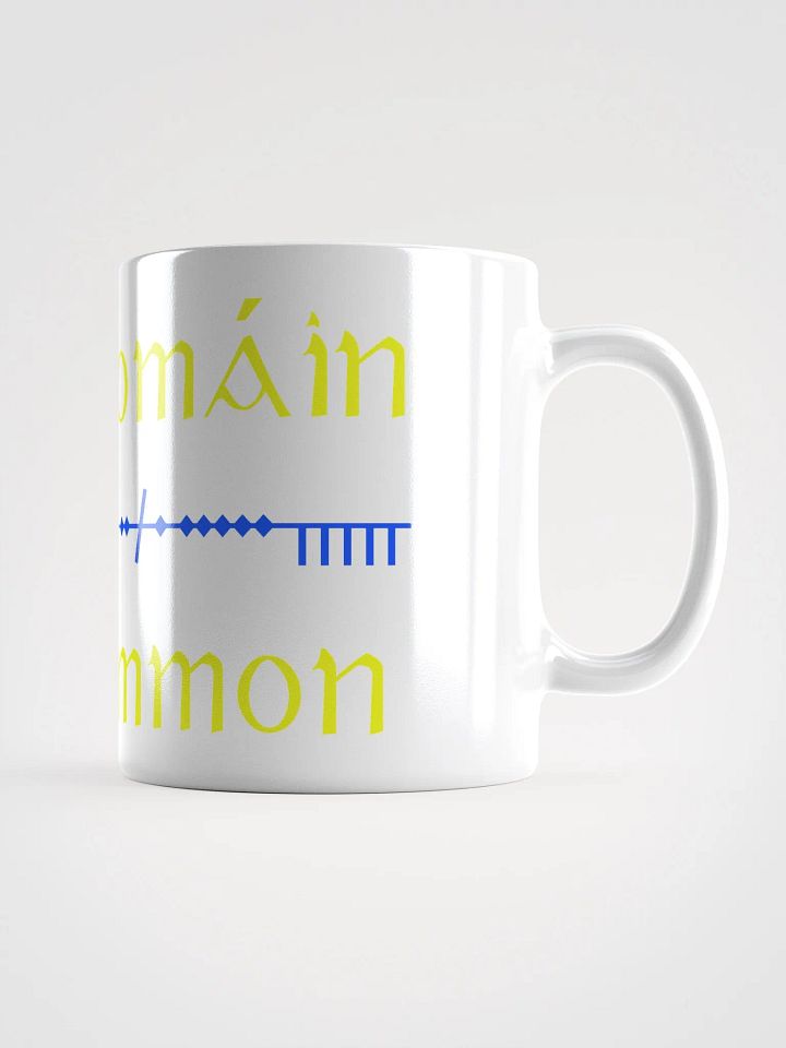 Roscommon/Ros Comáin - Scholastic style Ogham Mug product image (2)