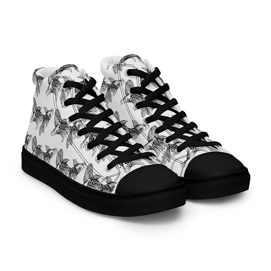 Koi Fish - Women's High Top Canvas Shoes product image (11)