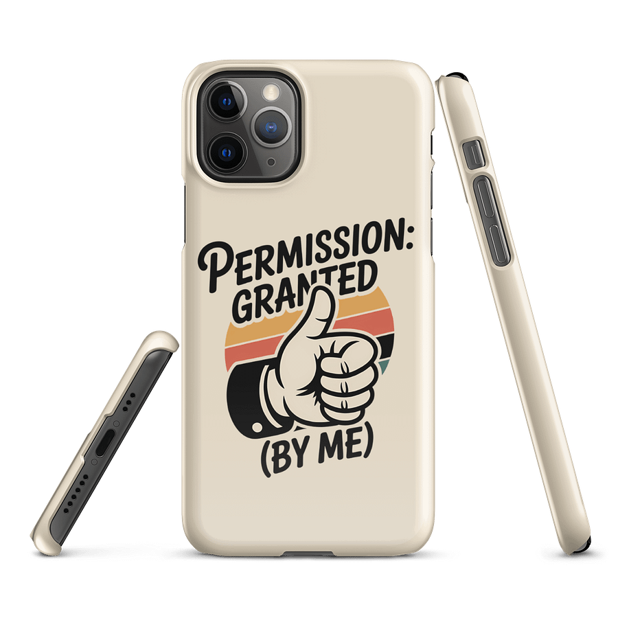 Premission Granted by Me Manifestor iPhone Case product image (1)