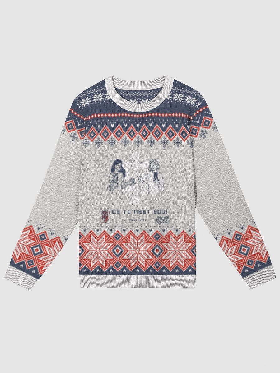 Ice To Meet You! Knitted Crewneck Sweater Classic Fit product image (1)