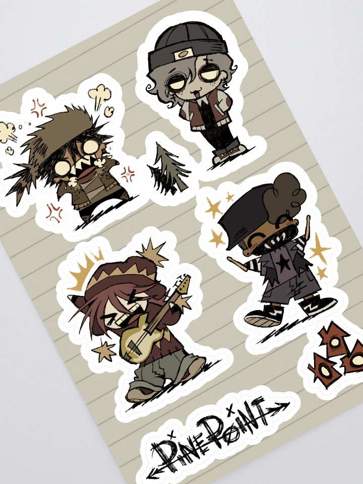 Pine Point Scene Stickers product image (1)