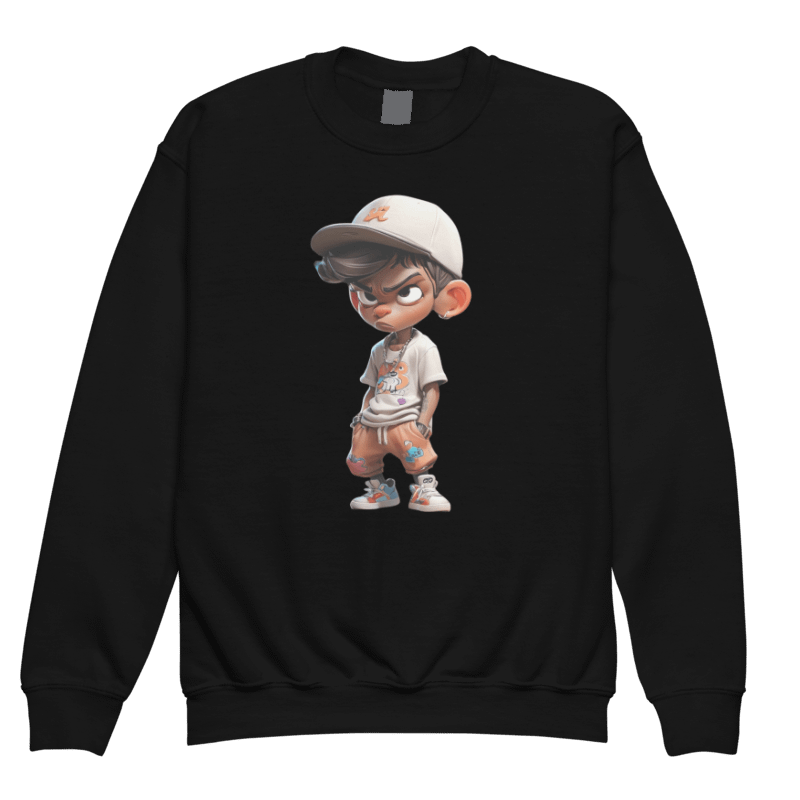 Urban Edge Cartoon Cap Kid Sweatshirt product image (3)