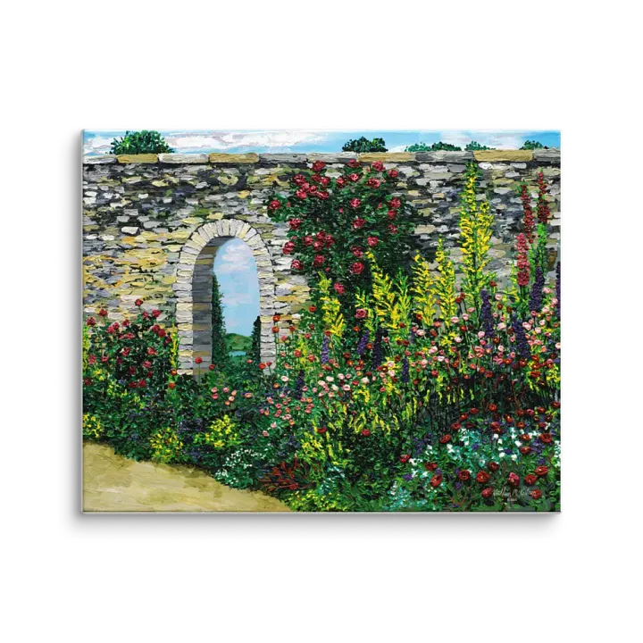 Garden Wall Canvas Print 8x10" product image (1)