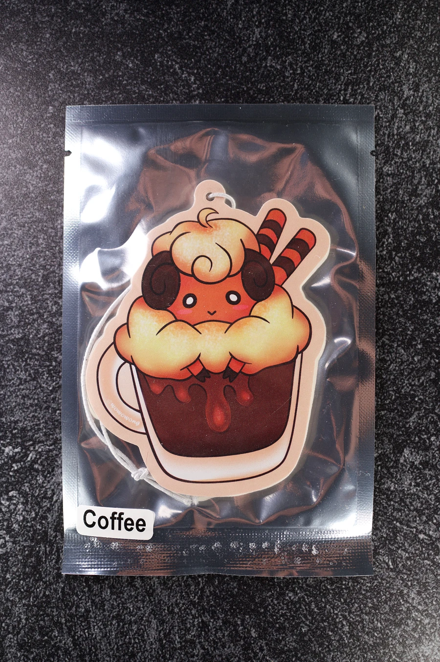 Air Freshener - Zodiac Drink - Cappuccino Lamb w/ Coffee Cookie Sticks product image (3)