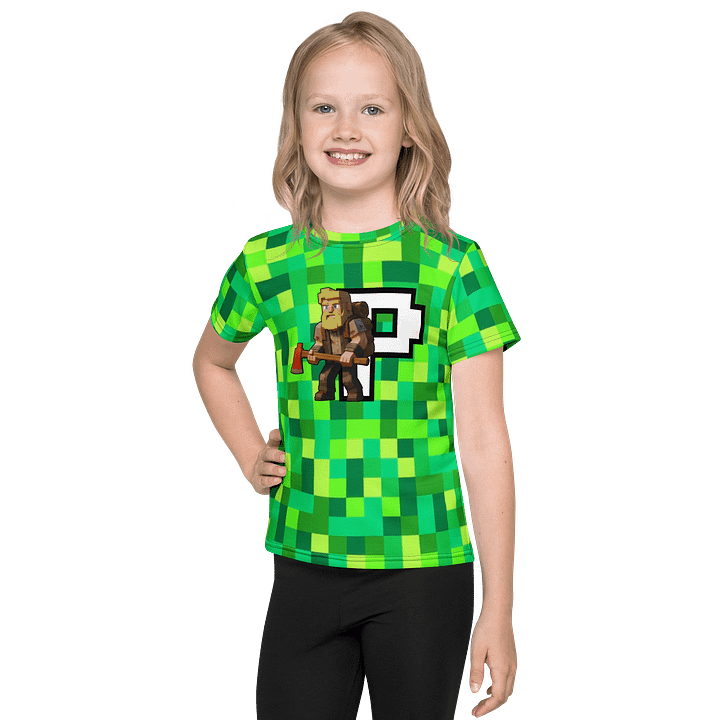 Patient PixelZ Kids T-Shirt (Pixel Green) product image (1)
