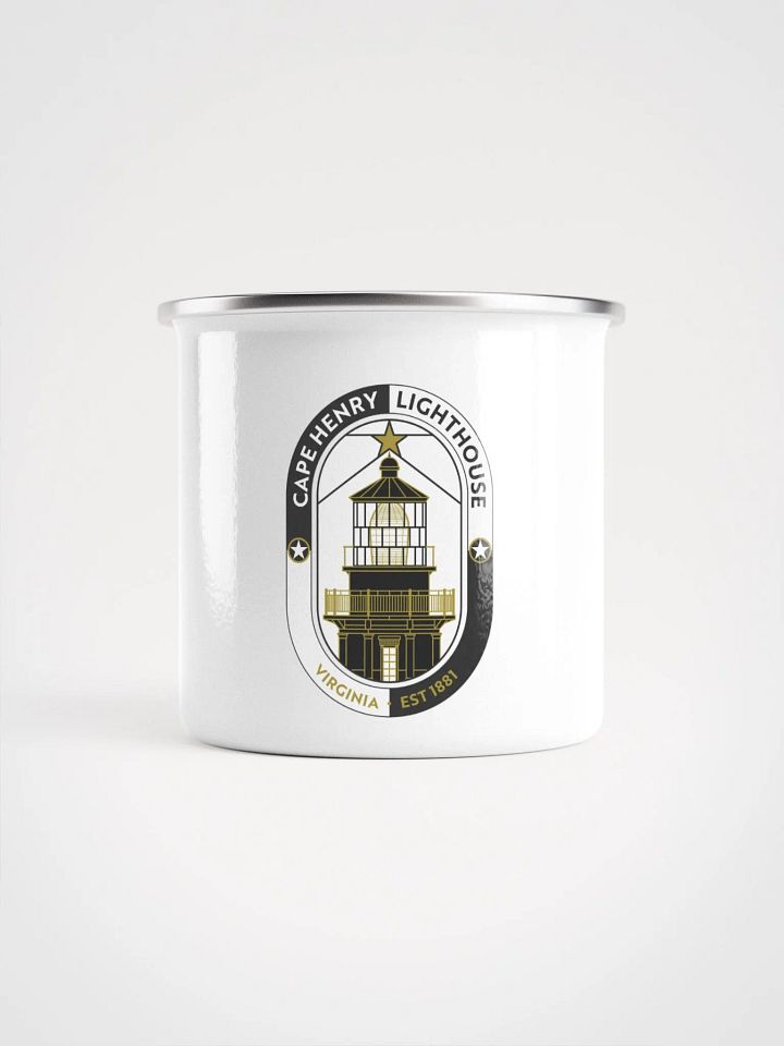 Cape Henry Lighthouse Enamel Mug product image (1)