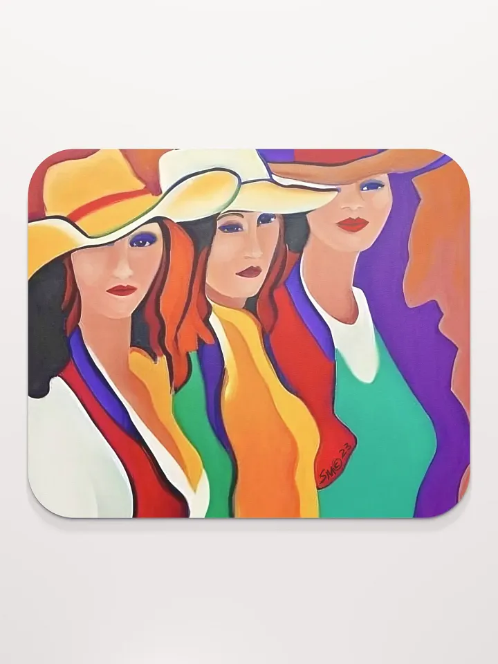 Three Texas Ladies Mousepad product image (2)
