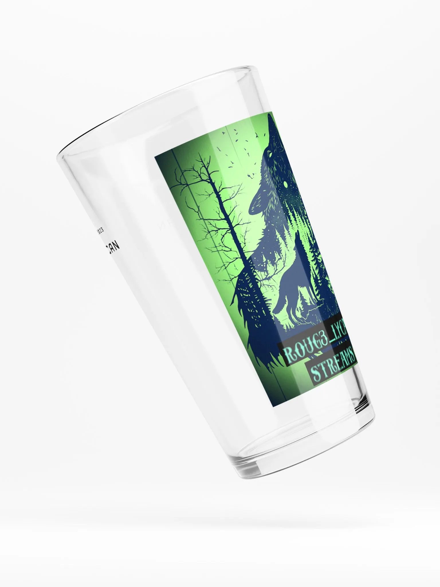 Roug3_lycan wolf Pint Glass product image (4)