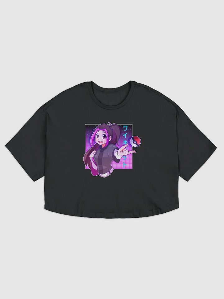 Vaporwave - Low Shoulder Crop Top product image (1)