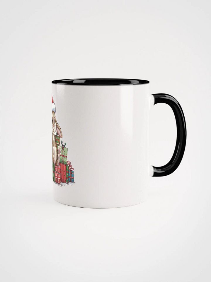 Santa Bunny Ceramic Mug with Color Inside product image (2)