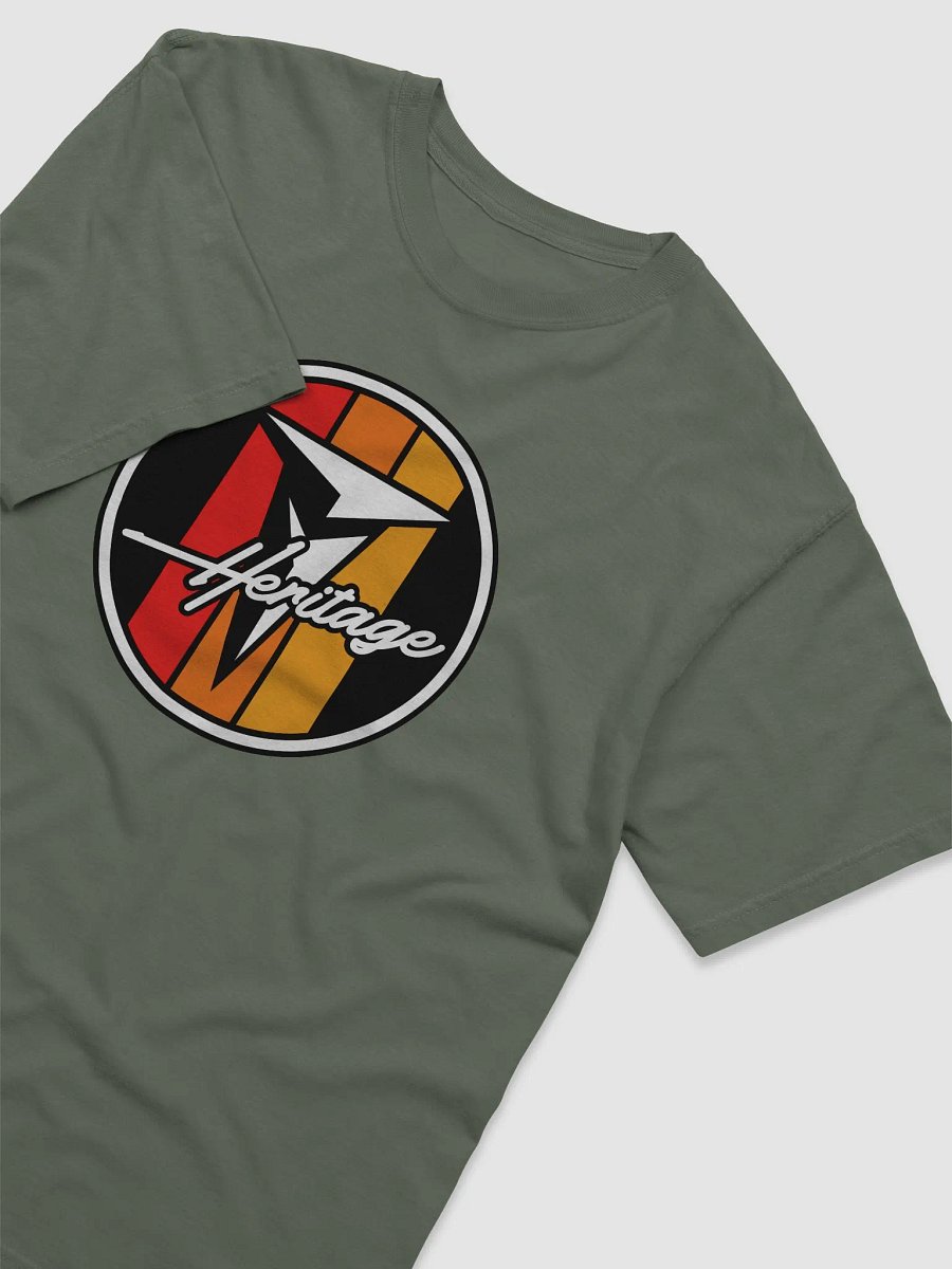Retro Heritage Logo T-Shirt Moss Green product image (3)