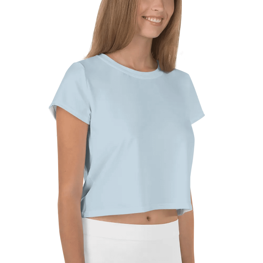 Serene Blue Crop Top product image (8)