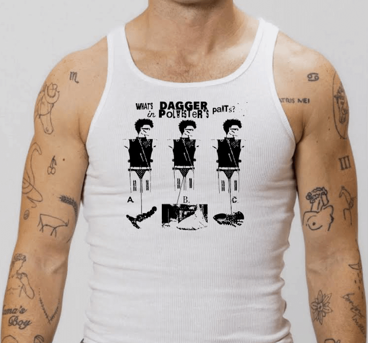 "What's in Dagger Polyester's Pants" Rib Tank