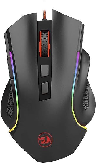 Redragon MOUSE GAMER GRIFFIN PRETO COM LED RGB - M607, UNICO product image (2)