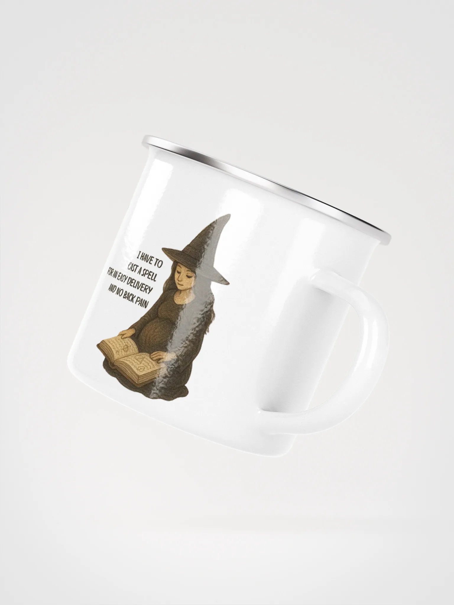 Pregnant Witches Enamel Mug product image (4)
