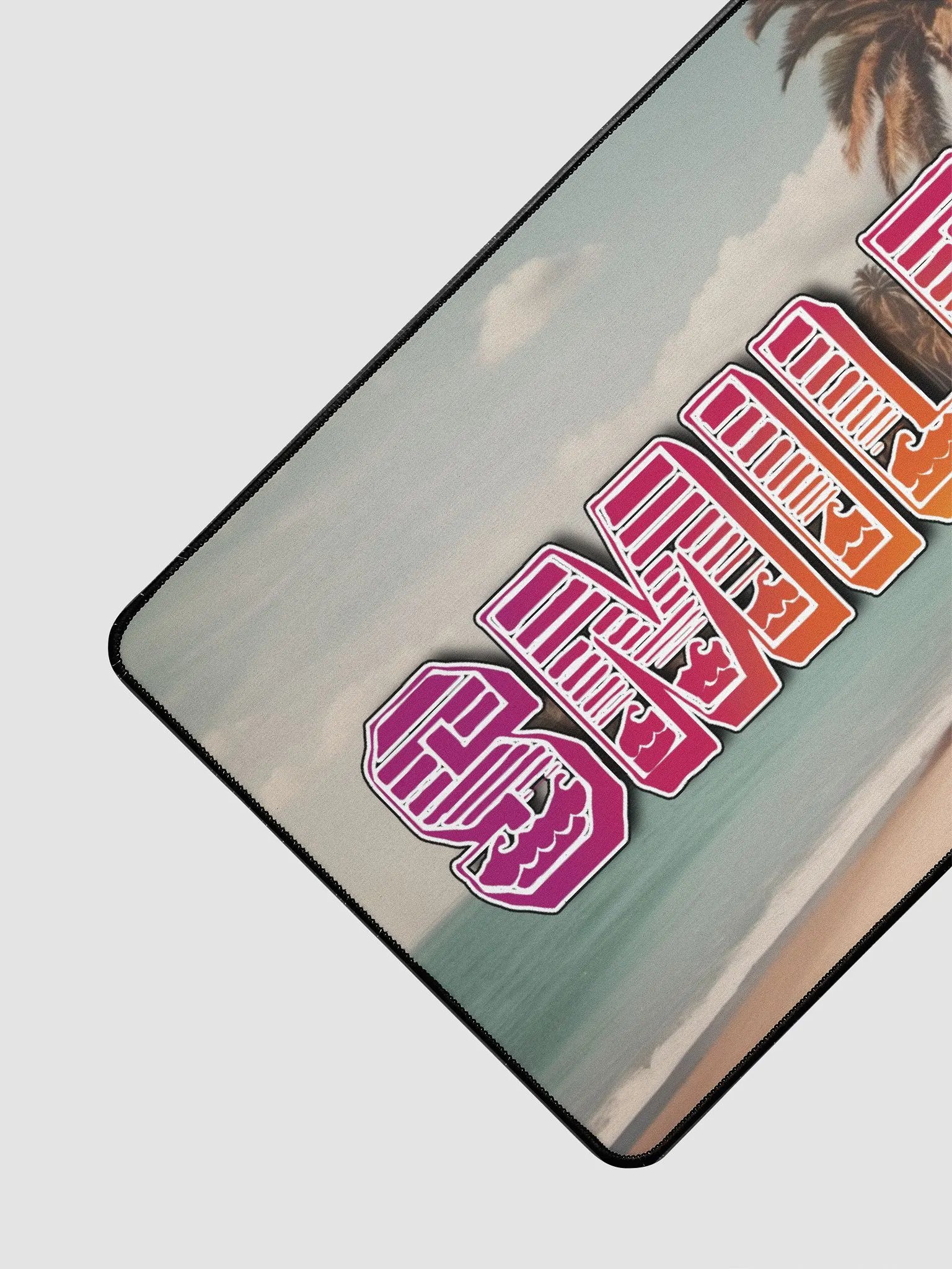 BEACH VIBES SUNSET SMILEEY - DESK MAT product image (3)