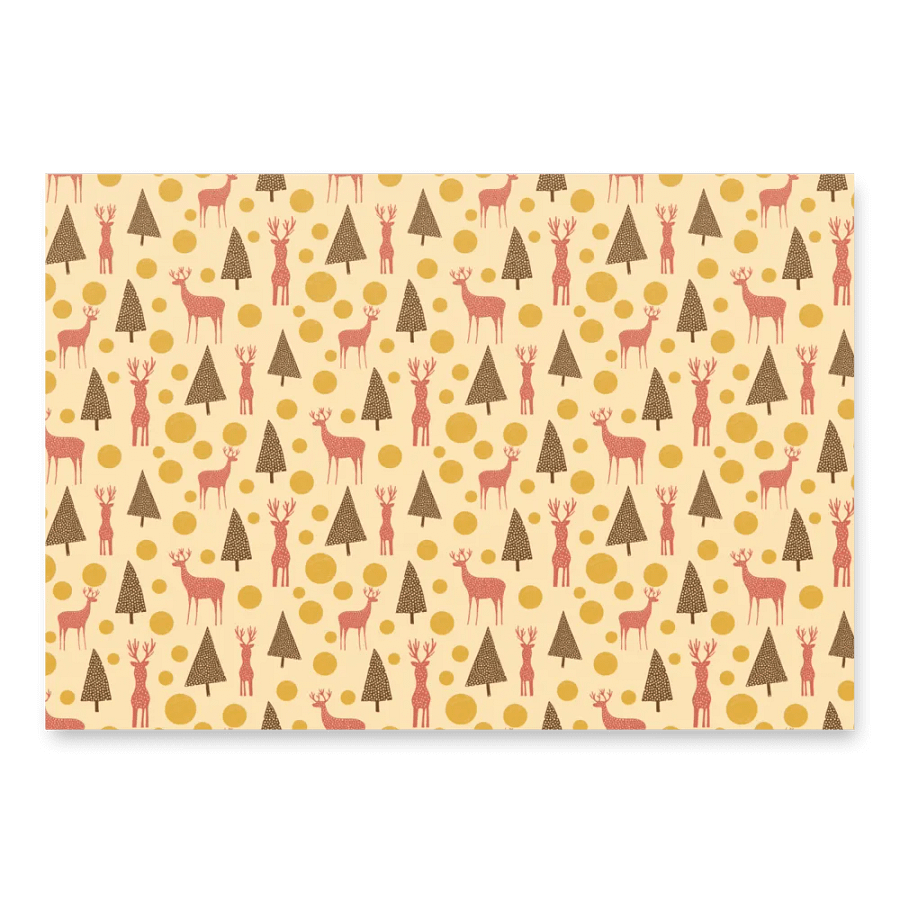 Mystic Forest Deer Wrapping Paper Set product image (2)