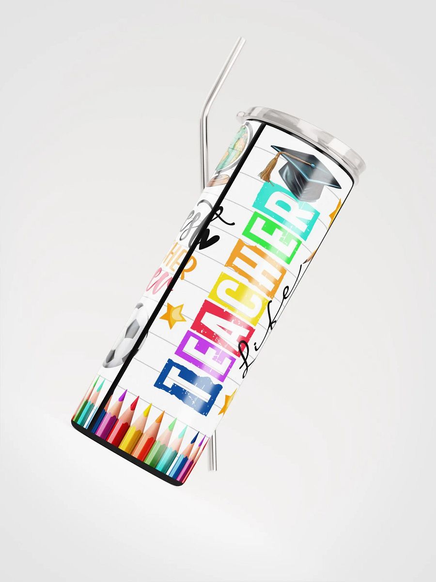 Rainbow Teacher Appreciation Tumbler product image (5)