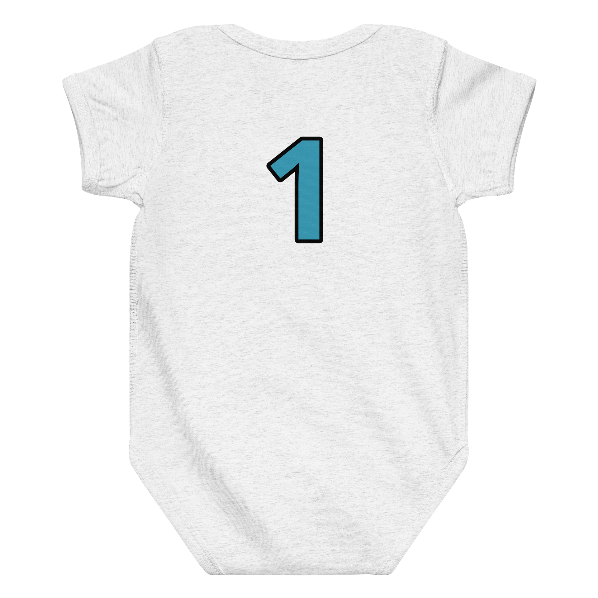 Cheerful Shark Baby Bodysuit product image (3)
