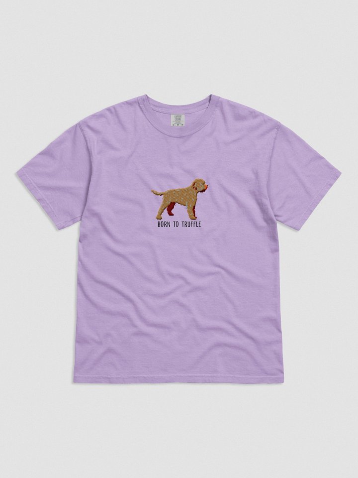 Born to Truffle T-Shirt(Embroidered) of a Lagotto Romagnolo(Tan) product image (41)