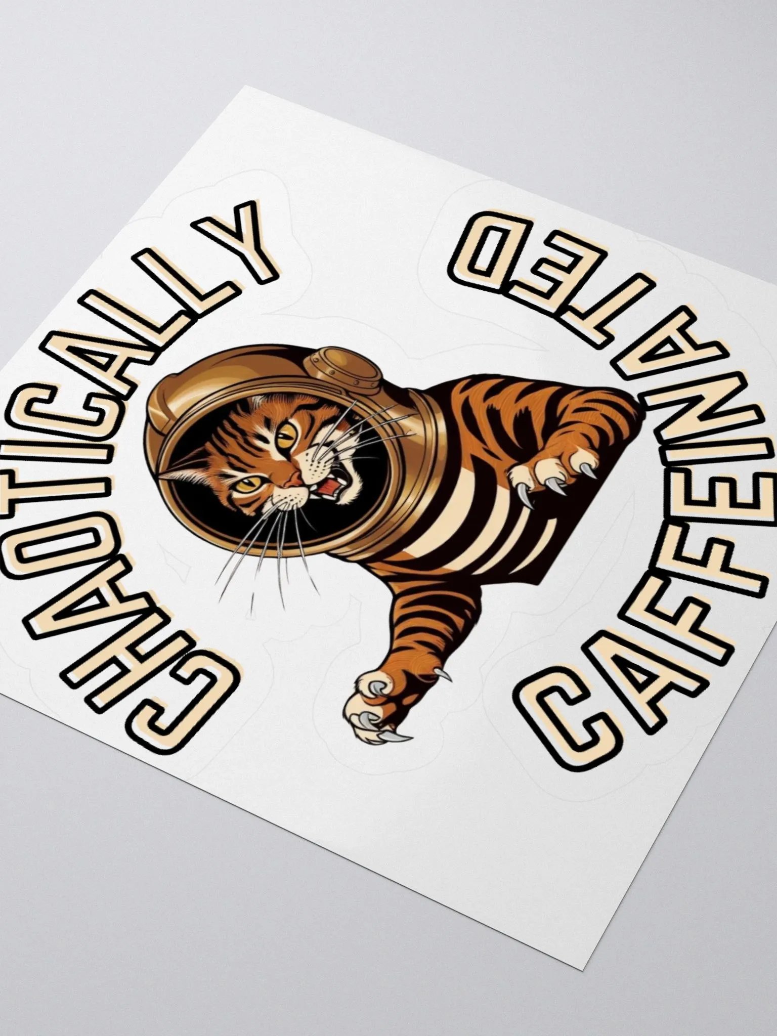 Chaotically Caffeinated Sticker product image (9)
