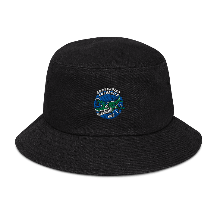 Bombardino Cocodrilo Denim Bucket Hat product image (1)