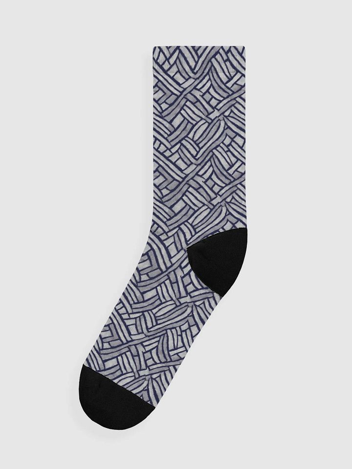 Grey Rectangles Socks product image (1)