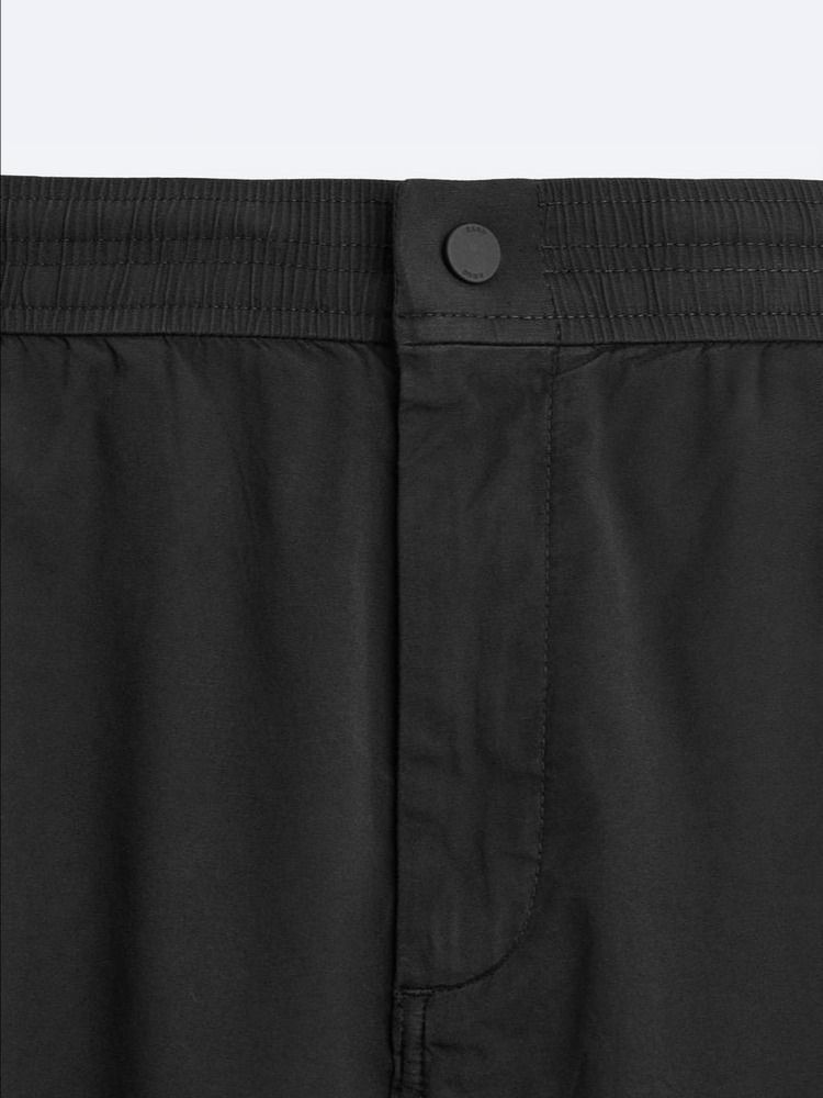 POPLIN JOGGER WAIST TROUSERS product image (3)