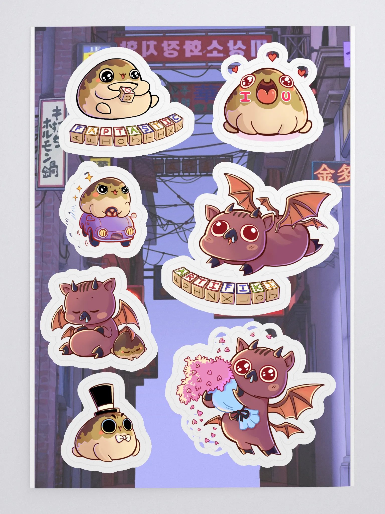Mr Wawa & Tutzi Sticker Sheet product image (3)