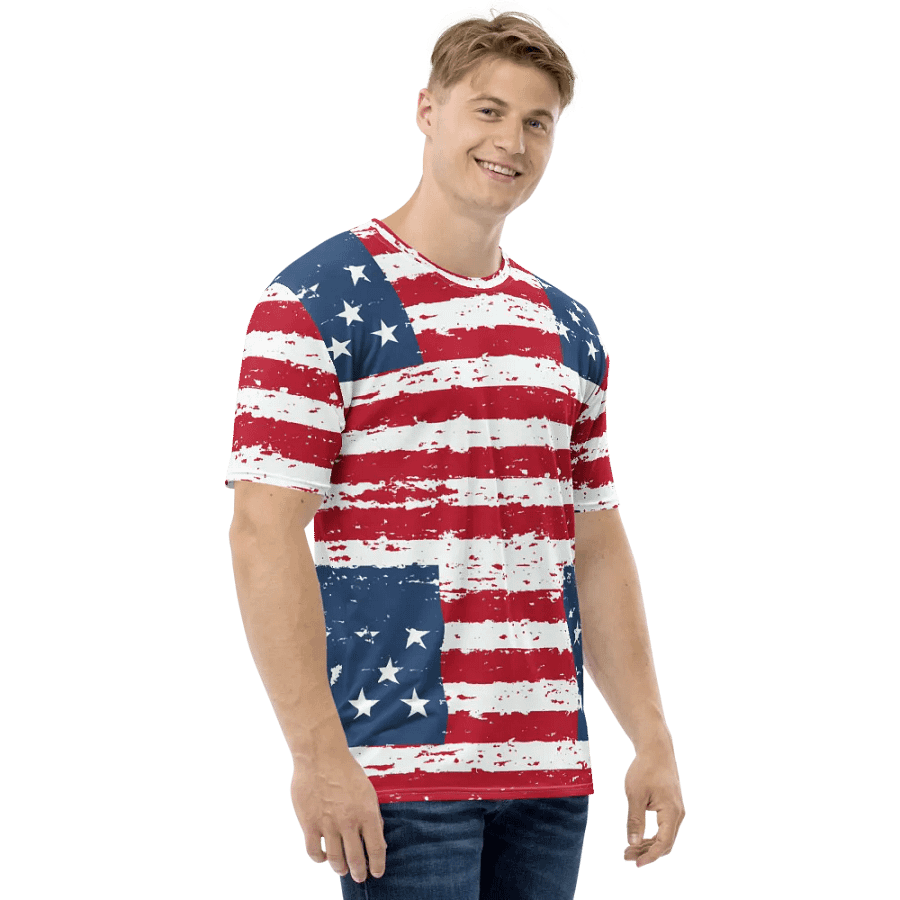 Geaux 31 (On Back) - Flag Style Pattern Tee product image (4)