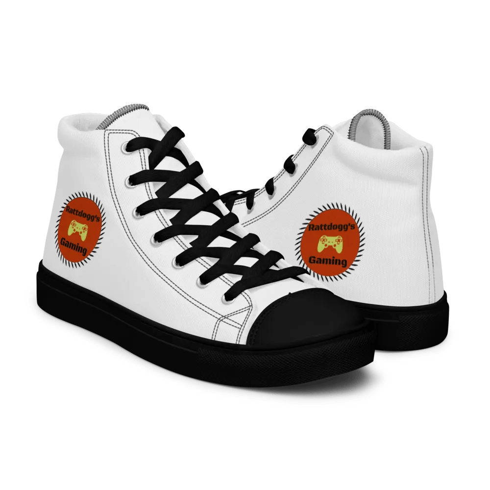 Rattdogg's Gaming Womens High Top Canvas Shoes product image (9)
