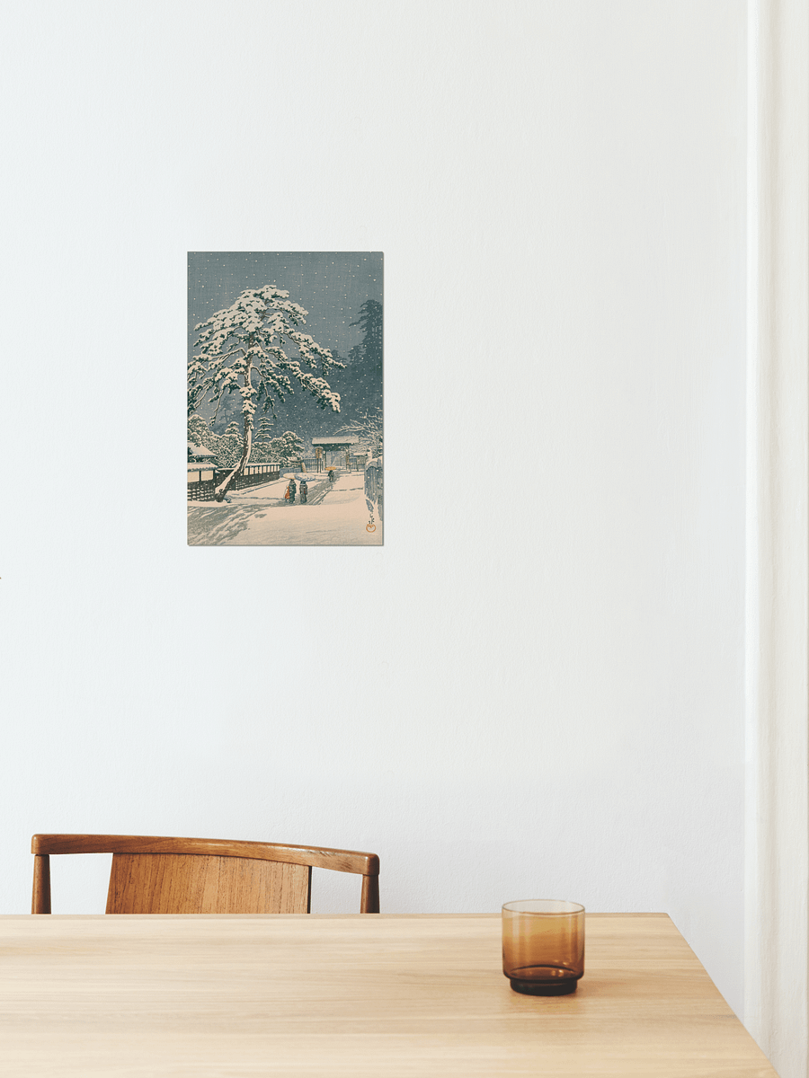 Hommonji Temple in Snow - Kawase Hasui product image (1)