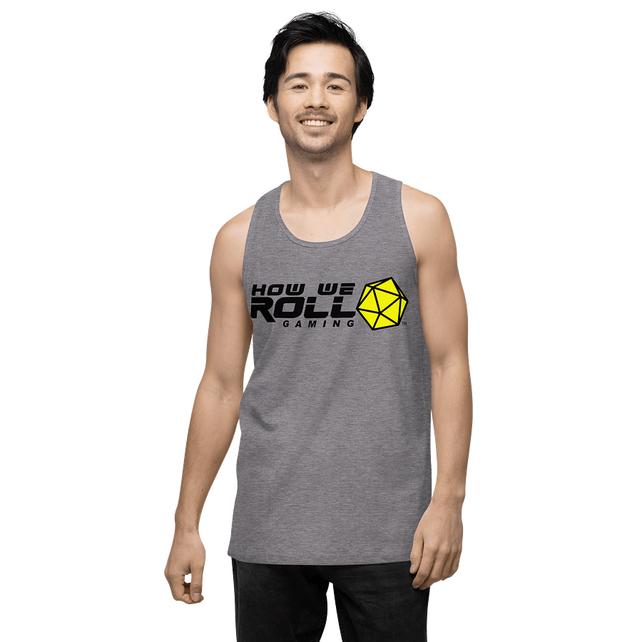 How We Roll Gaming Tank Top (black logo) product image (2)