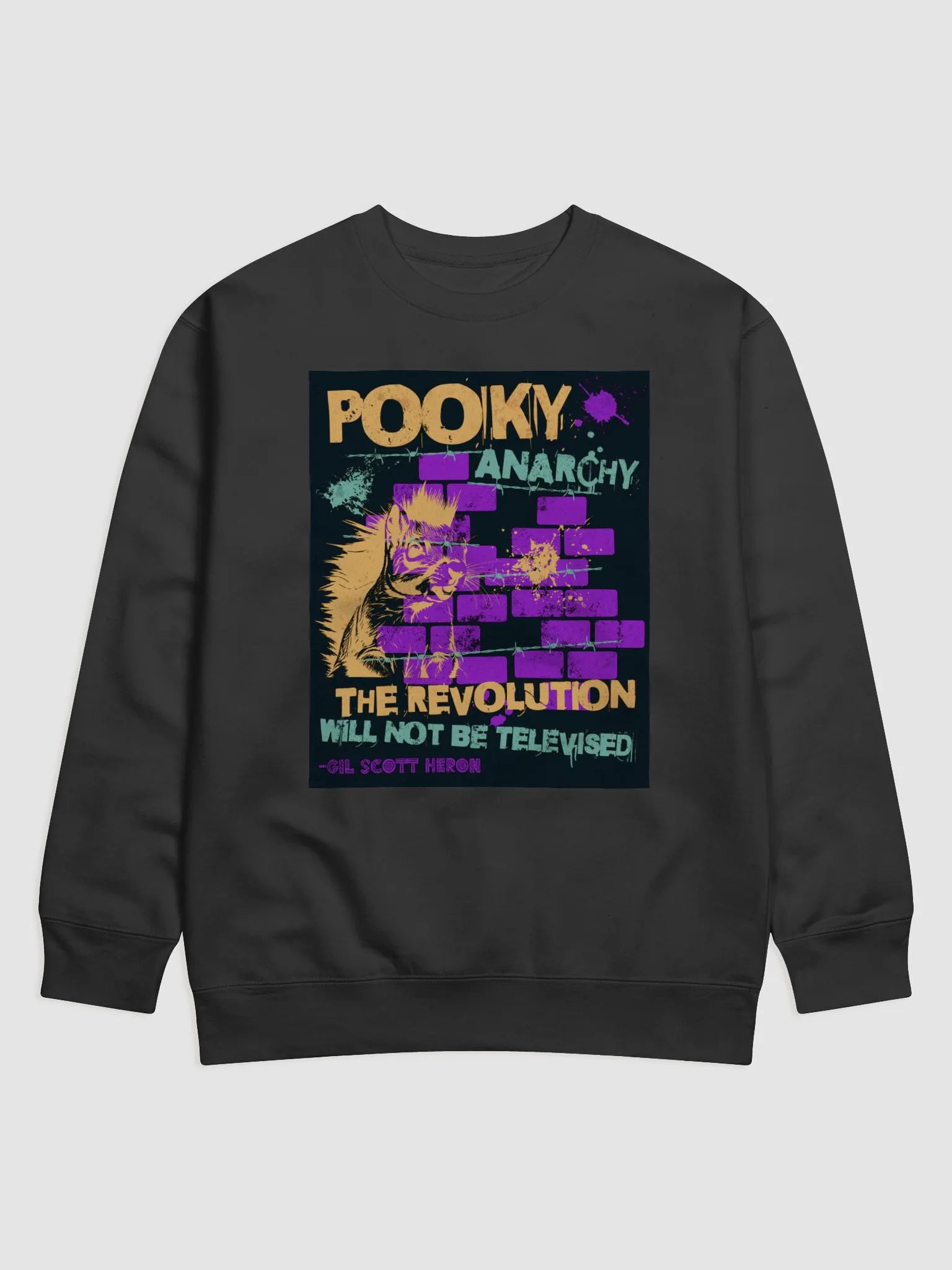 Anarchy Revolution Graffiti Sweatshirt product image (1)