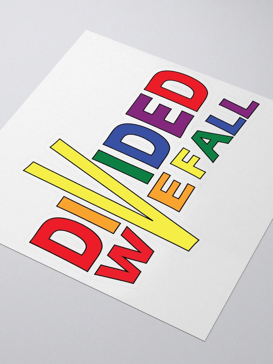 Divided We Fall - Colour - Kiss Cut Stickers product image (3)